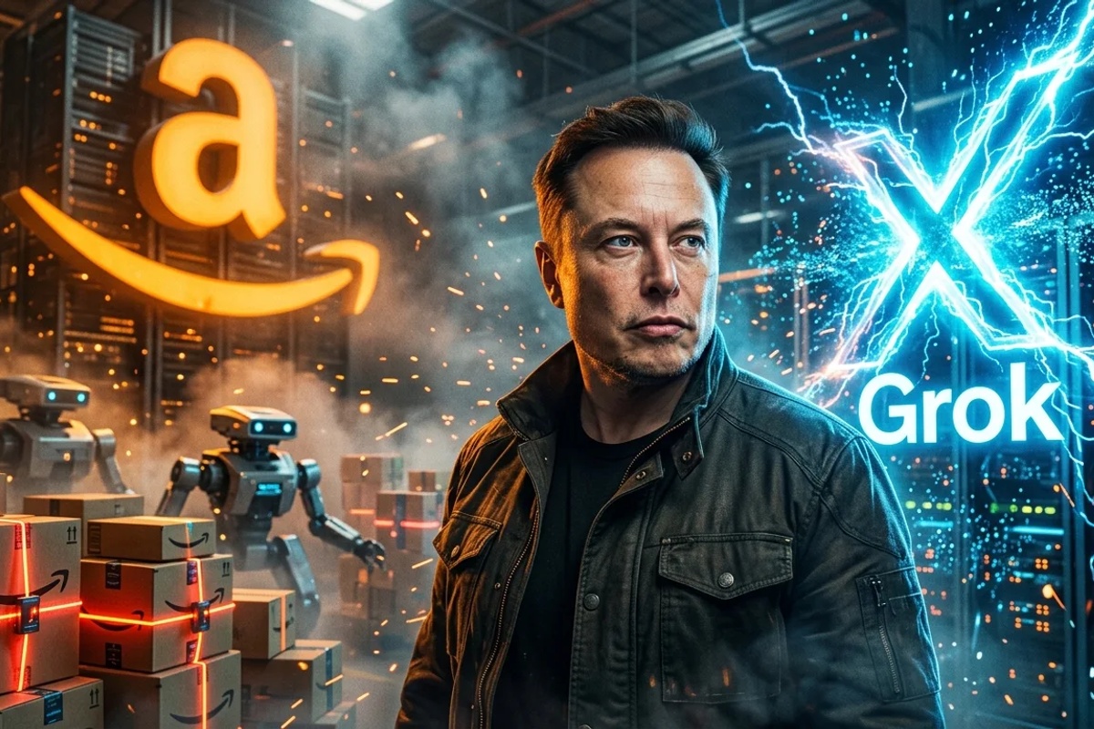 Elon Musk Declara la Guerra a Amazon y Prepara un Rival de E-commerce con Agentes IA Elon Musk Declara la Guerra a Amazon y Prepara un Rival de E-commerce con Agentes IA